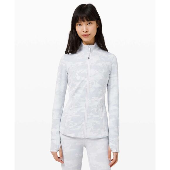 Lululemon Define Jacket *Luxtreme Incognito Camo Jacquard Alpine White Starlight - Picture 1 of 5
